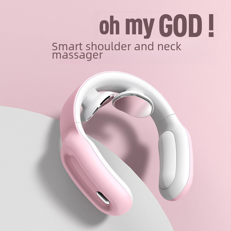 Smart Electric Neck and Shoulder Massager with Magnetic Therapy